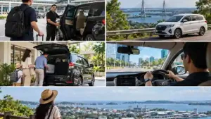 Itinerary perjalanan Batam dengan mobil dan pemandangan Barelang